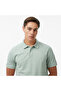 Men's Green Regular Fit Polo Collar T-Shirt - 4