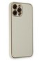 Aconcept iPhone 12 Pro Max Case Coco Leather Silicone Cover (35041) - White - 2