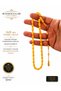 Ottoman Miskevî 6X11 mm Chubby Beads Collection Prayer Beads - 2