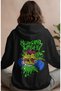 Municipal Waste Rock Metal Music Band Back Printed Unisex Oversize Premium Hoodie - 3
