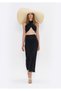 Cross-Neck Knitwear Dress with Front Tie - 3