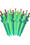 Random Color 12PCS 12pcs Cactus Shaped Ballpoint Pen Black 0.5mm Gel Ink Ballpoint Pen for School Ho - 8