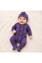 Newborn Baby Jumpsuit with Hat - 2