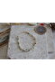 Natural Sea Shell Model and Green Crystal Stone Model Anklet - 3