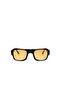 Club Stromboli Yellow Lens Sunglasses Black