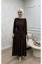 Gizem Skirt Set Brown - 2