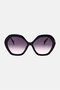 Women SPLD29M Geometric Sunglasses, Black