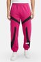Men Regular Fit Colorblock Jogger Pants, Pink