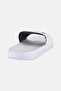 Kids Boy Detroit Pistons Spray Paint Logo Slip On Slides, White - 3
