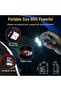 مصباح يدوي LED صغير مسطح بمشبك، 1600 لومن، قابل لإعادة الشحن عبر USB A/C، مصباح جيب مع سلسلة مفاتيح، ضوء أبيض دافئ - 2
