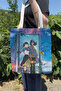 Suzume V1 Summer Winter Double-Sided Canvas Printing Tote Bag Anime Bag