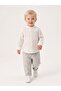 Baby Boy Linen Striped Double-Legged Trousers - 4