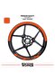 Honda Pcx Wheel Rim Strip – Half Rim Cover & Pcx Lettering Sticker Set