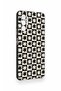 Tecno Pova 3 Compatible Flower Motif Checkered Pattern Silicone Case - 3