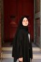 Allure Plain Tencel Shawl - Black - 2