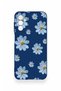 Samsung M13 Compatible Blue Daisy Patterned Silicone Case - 2