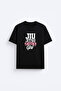 Jiu-Jitsu Printed Cotton Black T-Shirt T-Shirt