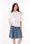 Girl's Long Collar Stoned Shirt 3157