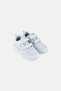 Kids Boy Velcro Shoes, White - 3
