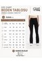 Women's High Waist Slimming Navy Blue Spanish Leggings - H5612 - 7