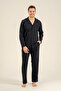 Men'S, Shirt Collar, Long Sleeve, (Socks Included), Pajama Set. - 2