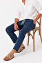 Men's Linen Trousers |   Natural Breathable Lace-Up Comfortable Cut Casual and Summer Pants - 2