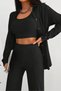 Women's Suit Shirt Crop Pants Combination