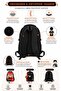 3-Piece Primary School School Bag Set Backpack Thermal Lunch Bag Pencil Holder - 5