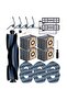 Accessory Kit for Eufy X10 Pro Omni Robot Vacuum Cleaner (21 pieces total): 1 roller brush, 4 side brushes, 4 dust bags
