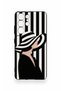 Samsung S21 Ultra Compatible Madam Marica Patterned Silicone Case - 2