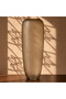 Gc-24/740 Glass Vase with Patterns - 61.5X23.5 cm - Light Smoke