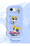 iPhone 17E Compatible Case Camera Protector Blue Silicone Couple Phone Case Cartoon Pattern - 2