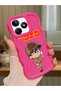 Realme C51 Compatible Case Camera Protector Red Silicone Couple Phone Case Conan Pattern