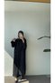 Long Muslin Tunic - Black - 7