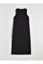 Original Oval Collar Modal Blend Dress - 6