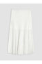 Original Elastic Waist Ruched Flared Skirt - 6