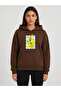 Lemon Printed Hooded 2 Thread Threaded Sweatshirt