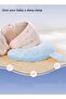 1Pc Cotton Breathable Head Neck Support Pillow Memory Foam Core Hypoallergenic Bear Design Sleep - 4