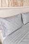 Secret Fiber Filled Double Bedspread 240X260 cm Gray - 4