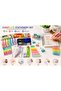 AYNI Complete School Stationery Kit – 48 PCS Student & Office Supplies Set | Highlighters, HB Pencils, Gel Pens, Sticky Notes, Correction Tape, Binder Clips, Eraser, Paper Cutter & Geometry Box