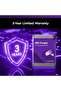 2TB WD Purple Surveillance Internal Hard Drive HDD - SATA 6 Gb/s, 64 MB Cache, 3.5" - WD23PURZ | 3.5" SATA III HDD with WD AllFrame technology and 180TB/year workload for DVR, NVR and - 6