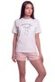 Women's Protect Your Heart Pink Ribbon Printed Relaxed Fit T-Shirt White - 4