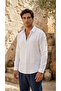 Men's Dobby Half Oversize Muslin Shirt - 4