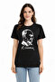 Ataturk Printed T-Shirt Short Sleeve Crew Neck T-Shirt - Black - 3