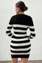 Women's Striped Soft Textured Badi Dress - 4