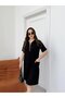 Women's Black Zippered Bag Pocket Oysho Dress Hzl26S-Vl15031 - 5