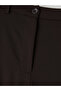 Brown Regular Fit Wide Leg Women's Trousers - 6