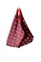 Hande Dizayn Valentine's Mother's Day Coffee Top Orange Polka Dot Origami Model Shoulder Bag - 4