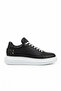 Zrk-x047 premium high quality thick sole black white daily men's sneaker - 6