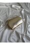 Flore Evening Dress Model Wedding Engagement Bag Plain Gold - 3